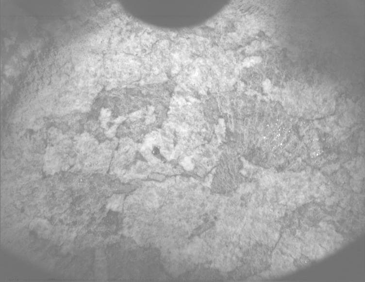 Mars image captured by PIXL_MCC on Perseverance