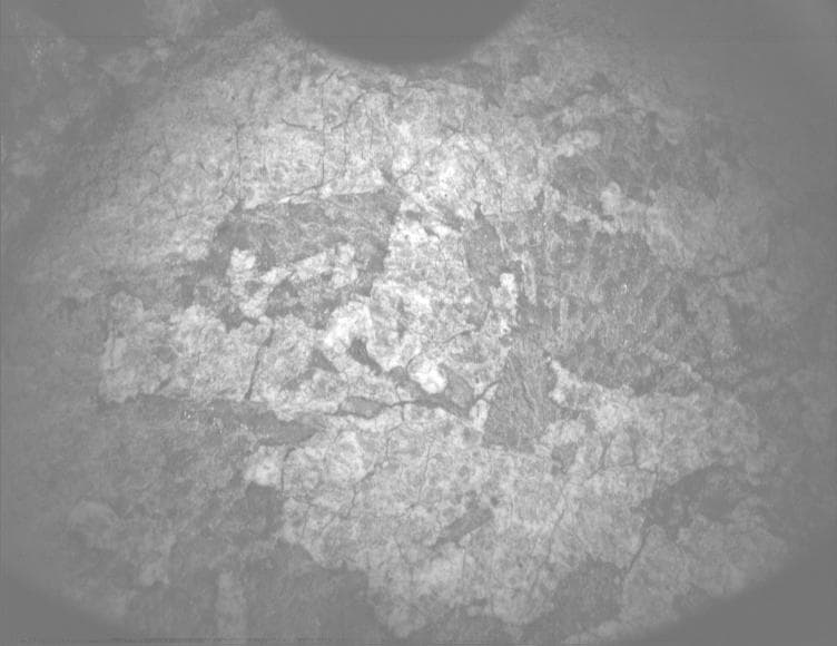 Mars image captured by PIXL_MCC on Perseverance