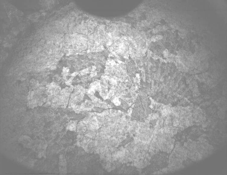 Mars image captured by PIXL_MCC on Perseverance