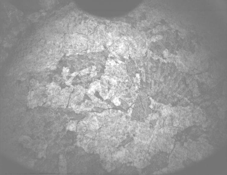 Mars image captured by PIXL_MCC on Perseverance