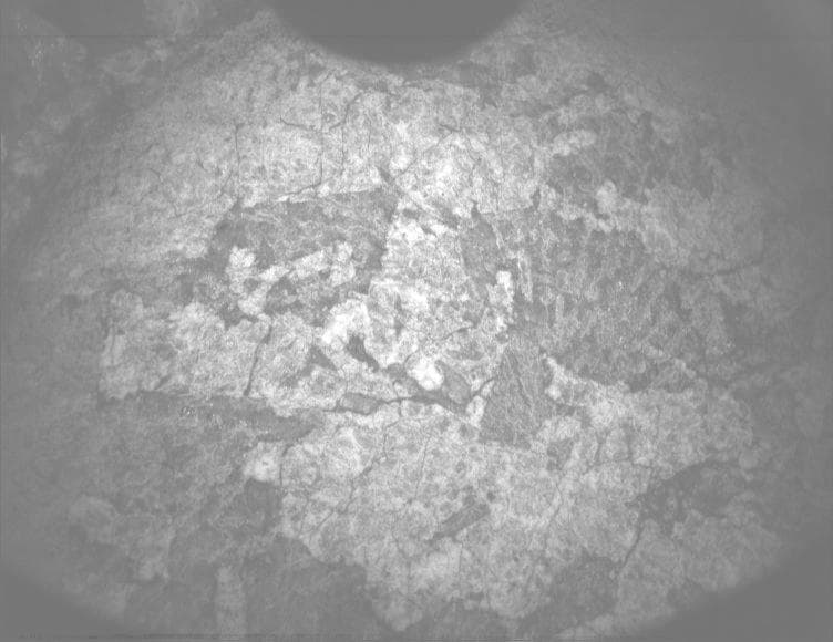 Mars image captured by PIXL_MCC on Perseverance