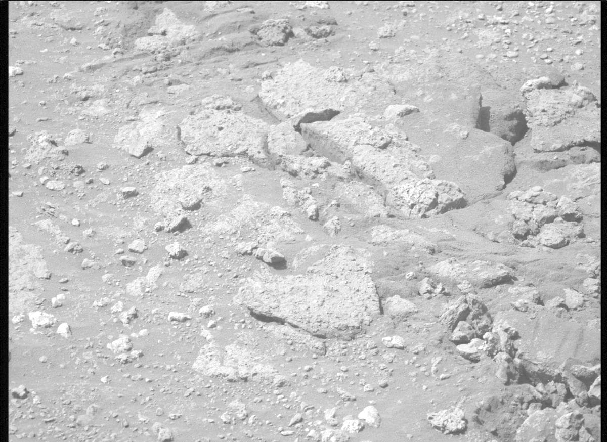 Mars image captured by MCZ_LEFT on Perseverance