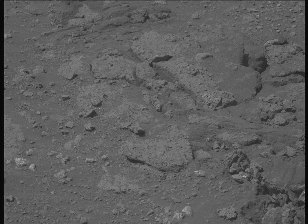Mars image captured by MCZ_LEFT on Perseverance