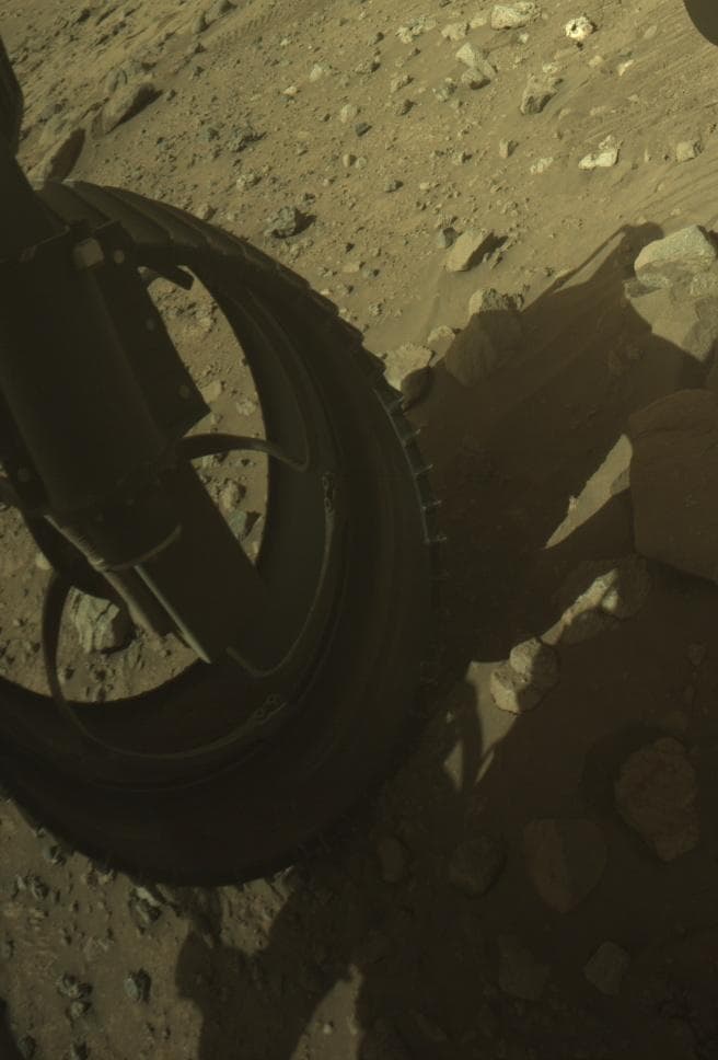 Mars rover photo