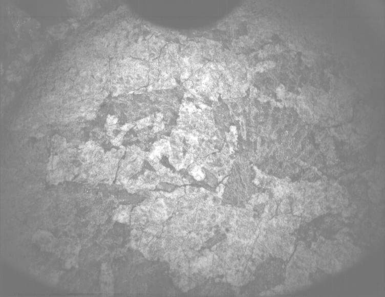 Mars image captured by PIXL_MCC on Perseverance