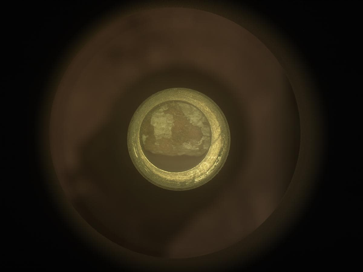 Mars image captured by CACHECAM on Perseverance