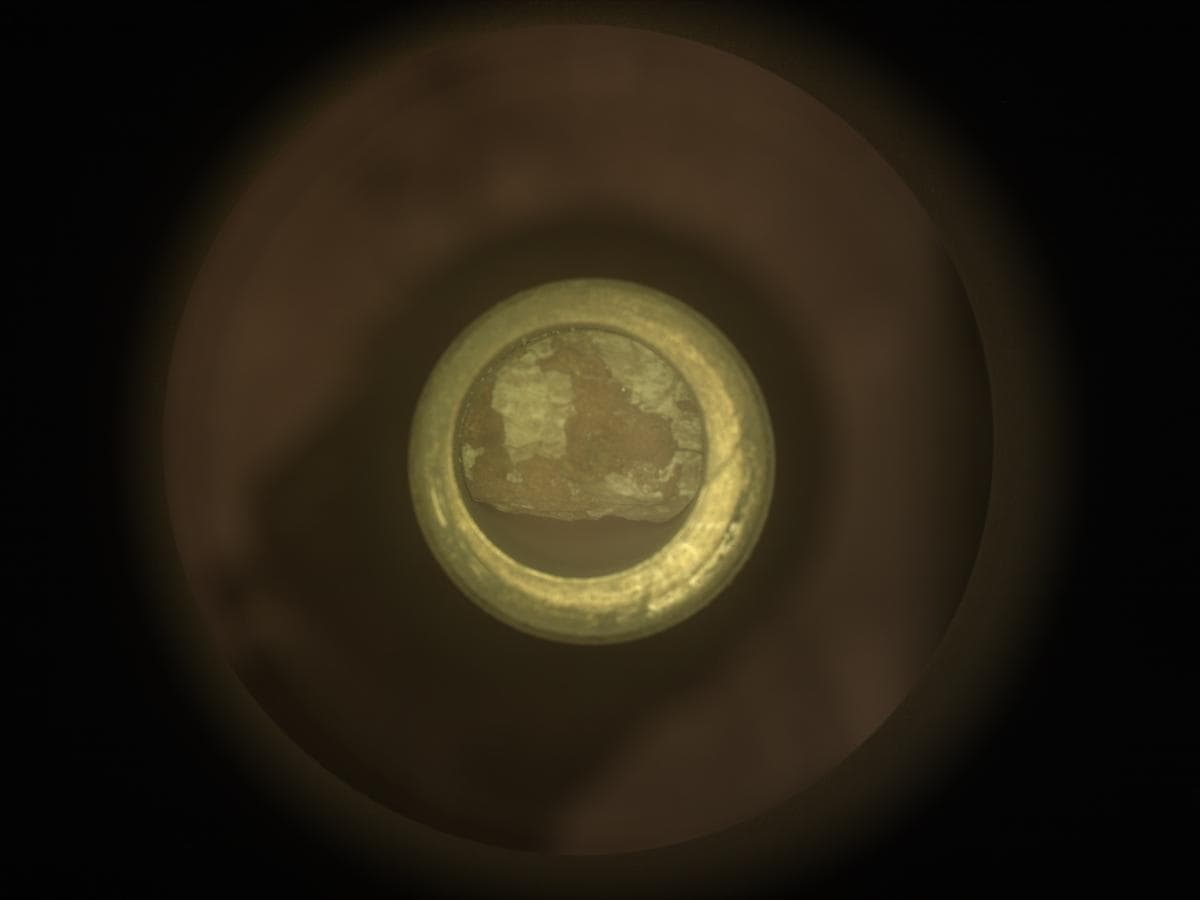 Mars image captured by CACHECAM on Perseverance