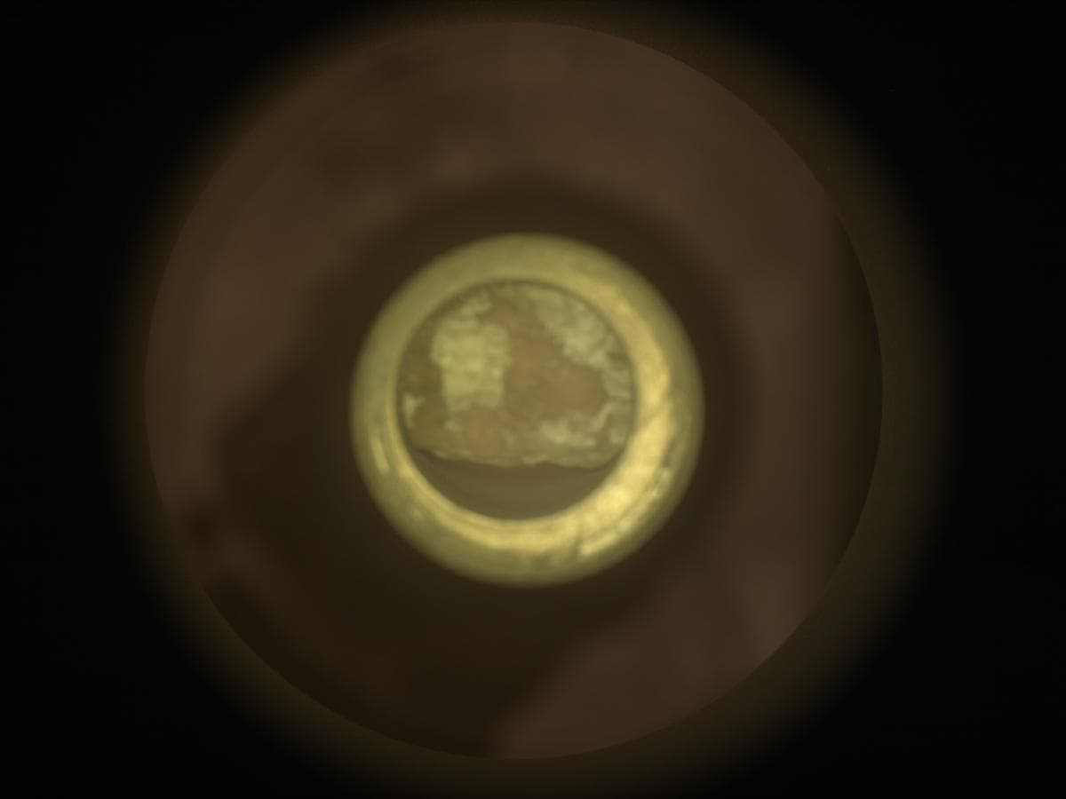 Mars image captured by CACHECAM on Perseverance