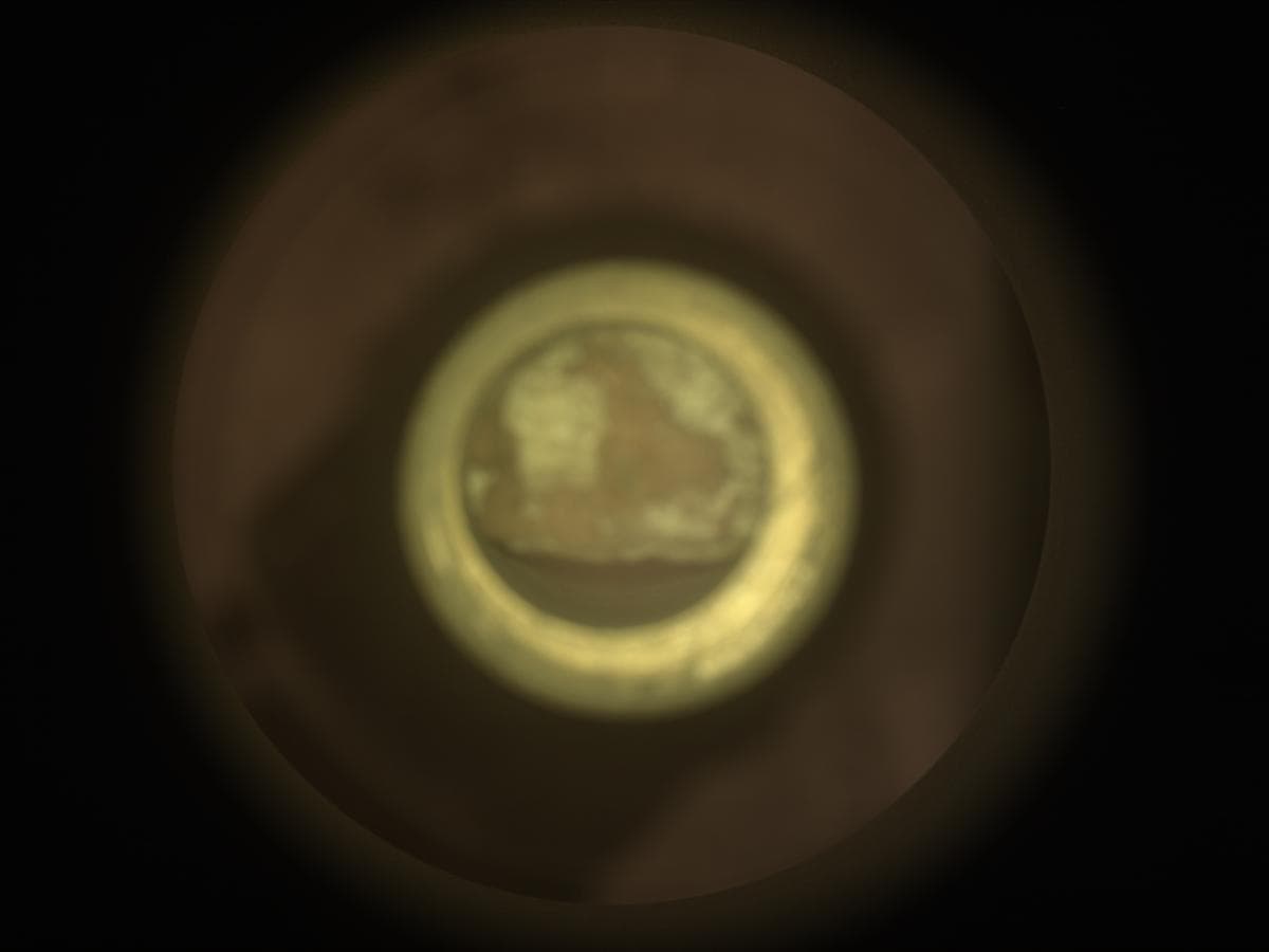 Mars image captured by CACHECAM on Perseverance