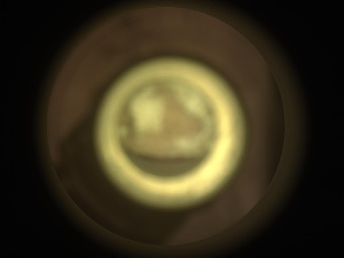 Mars image captured by CACHECAM on Perseverance