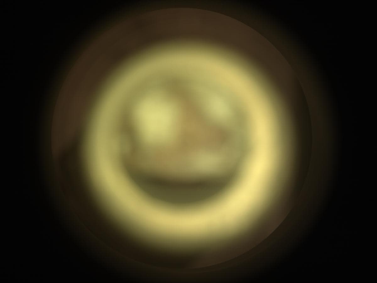 Mars image captured by CACHECAM on Perseverance