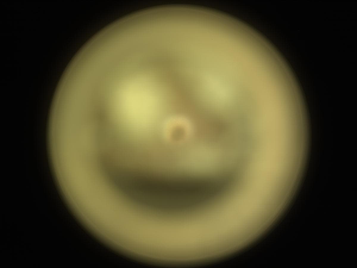 Mars image captured by CACHECAM on Perseverance