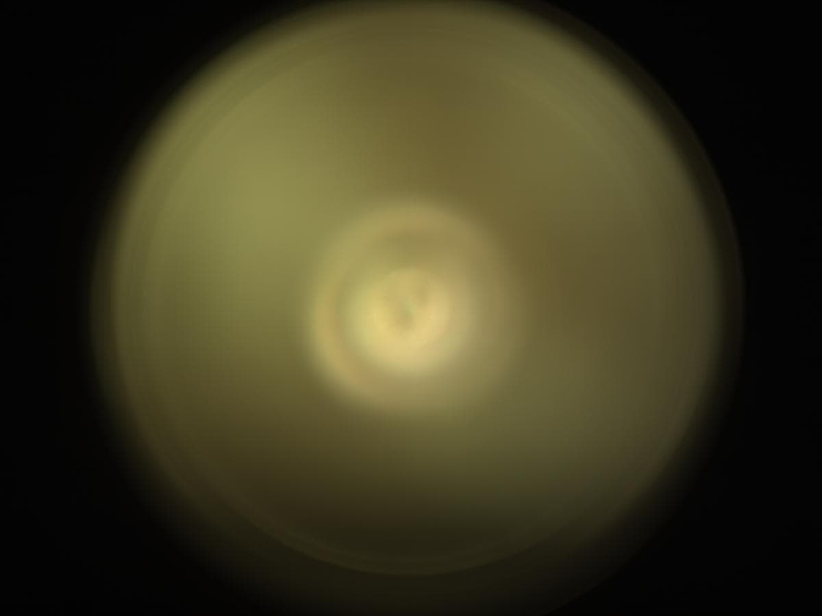Mars image captured by CACHECAM on Perseverance