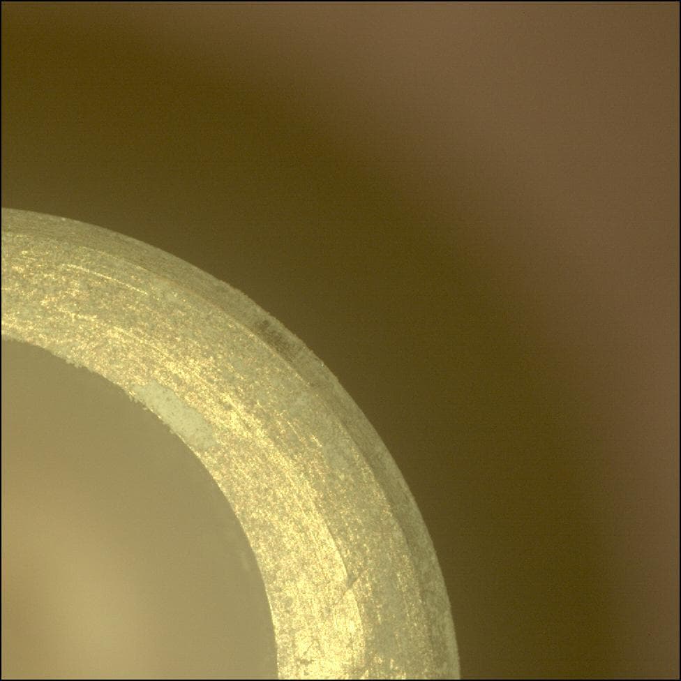 Mars image captured by CACHECAM on Perseverance