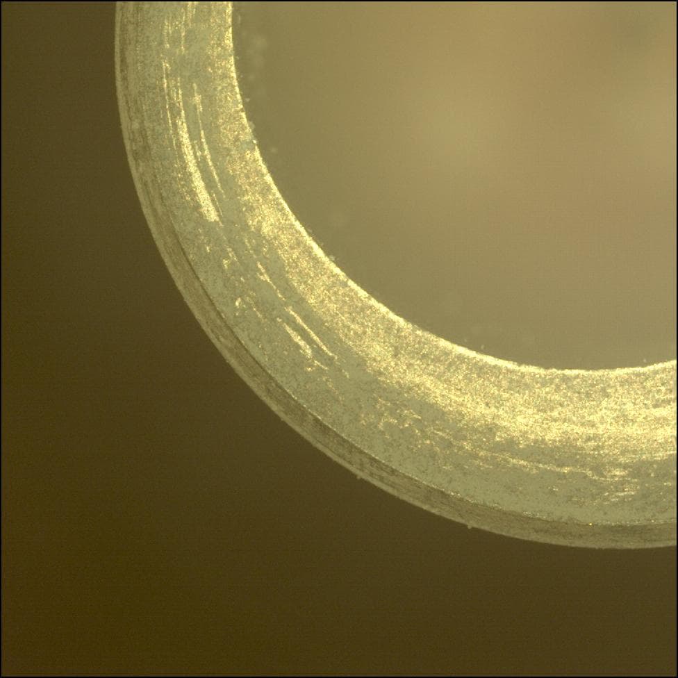 Mars image captured by CACHECAM on Perseverance