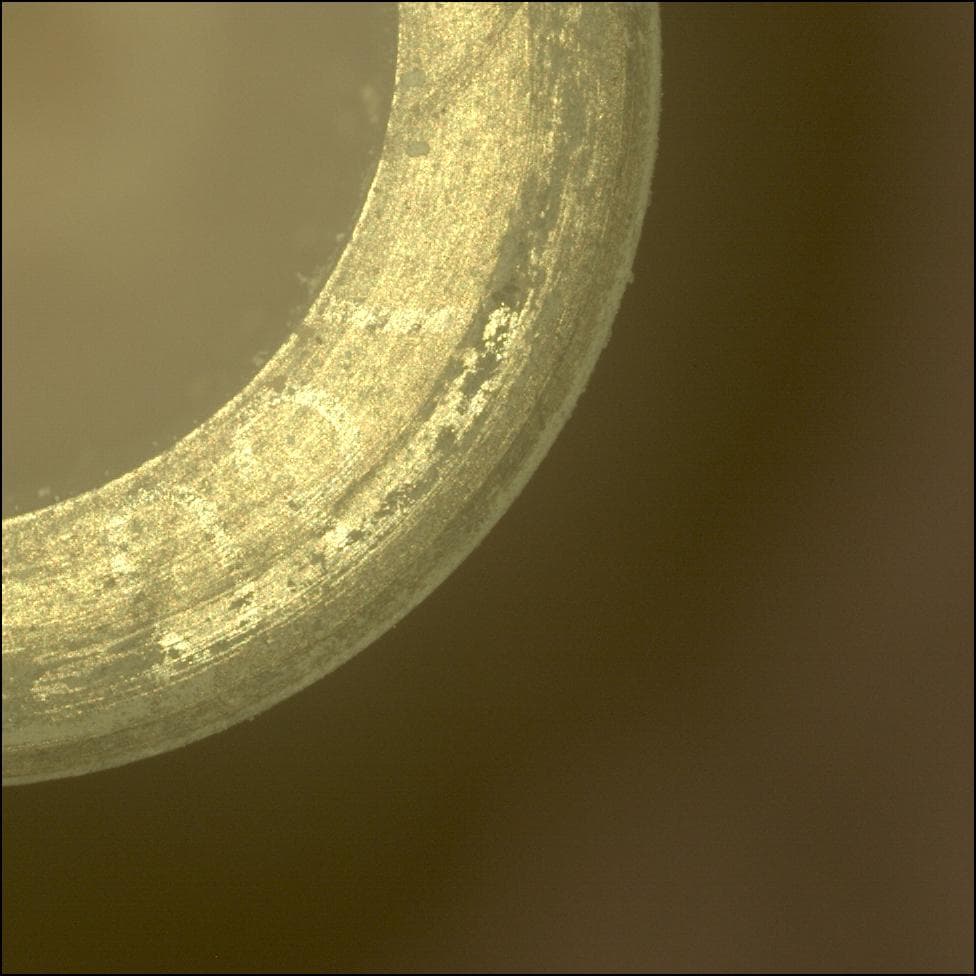 Mars image captured by CACHECAM on Perseverance