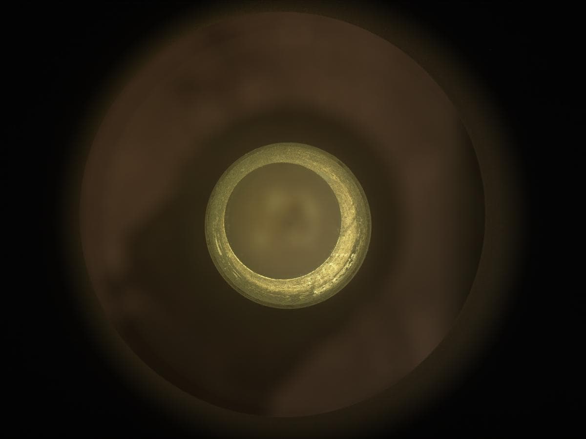 Mars image captured by CACHECAM on Perseverance