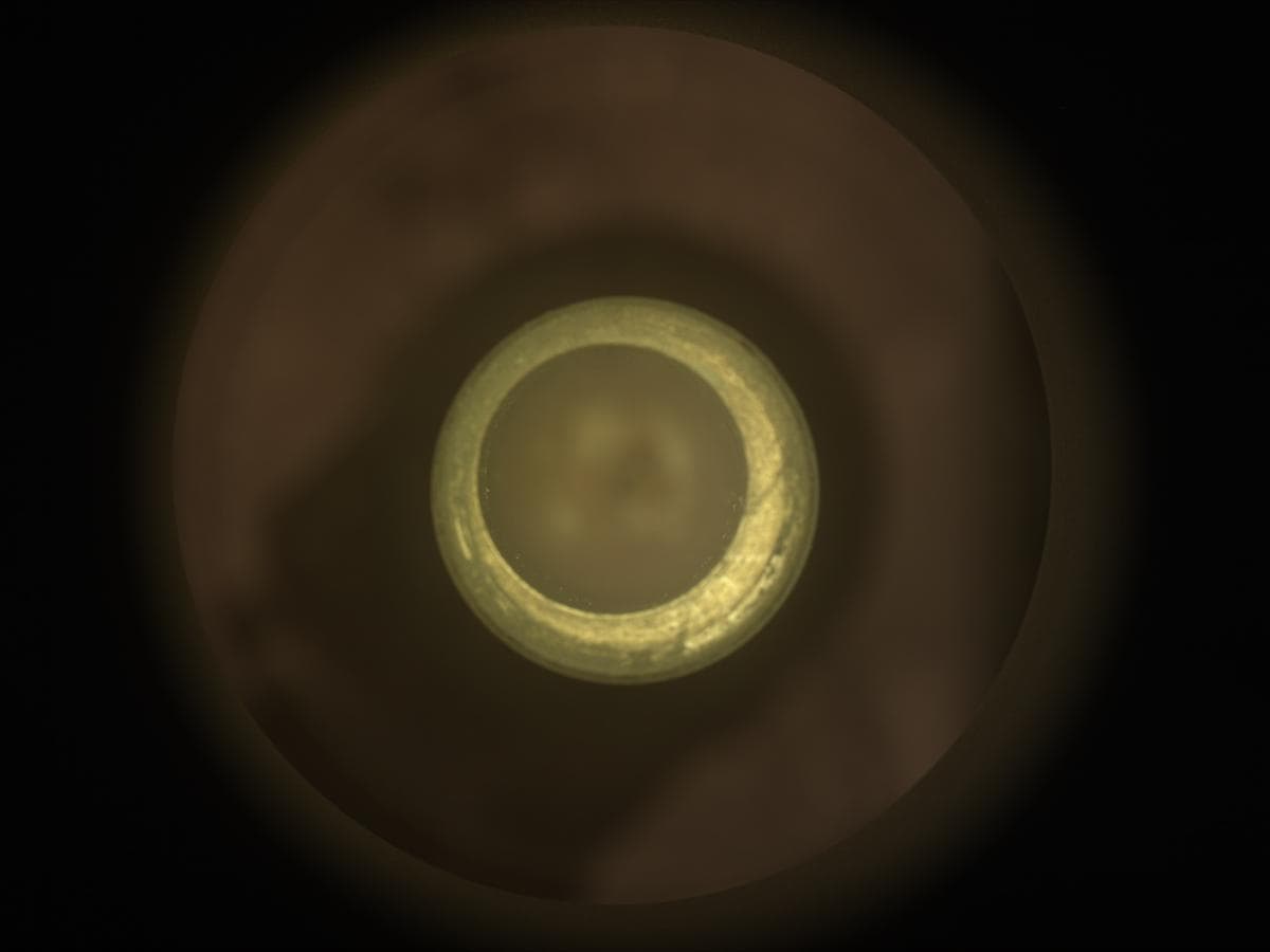Mars image captured by CACHECAM on Perseverance