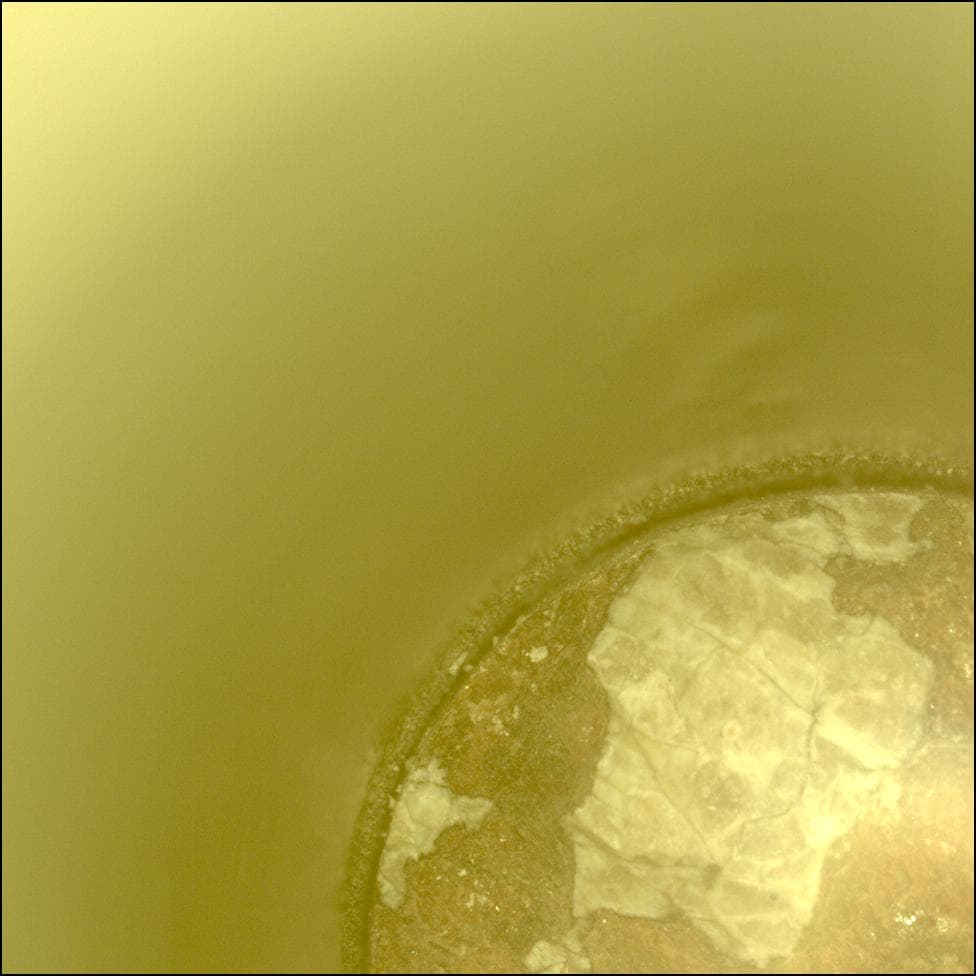 Mars image captured by CACHECAM on Perseverance