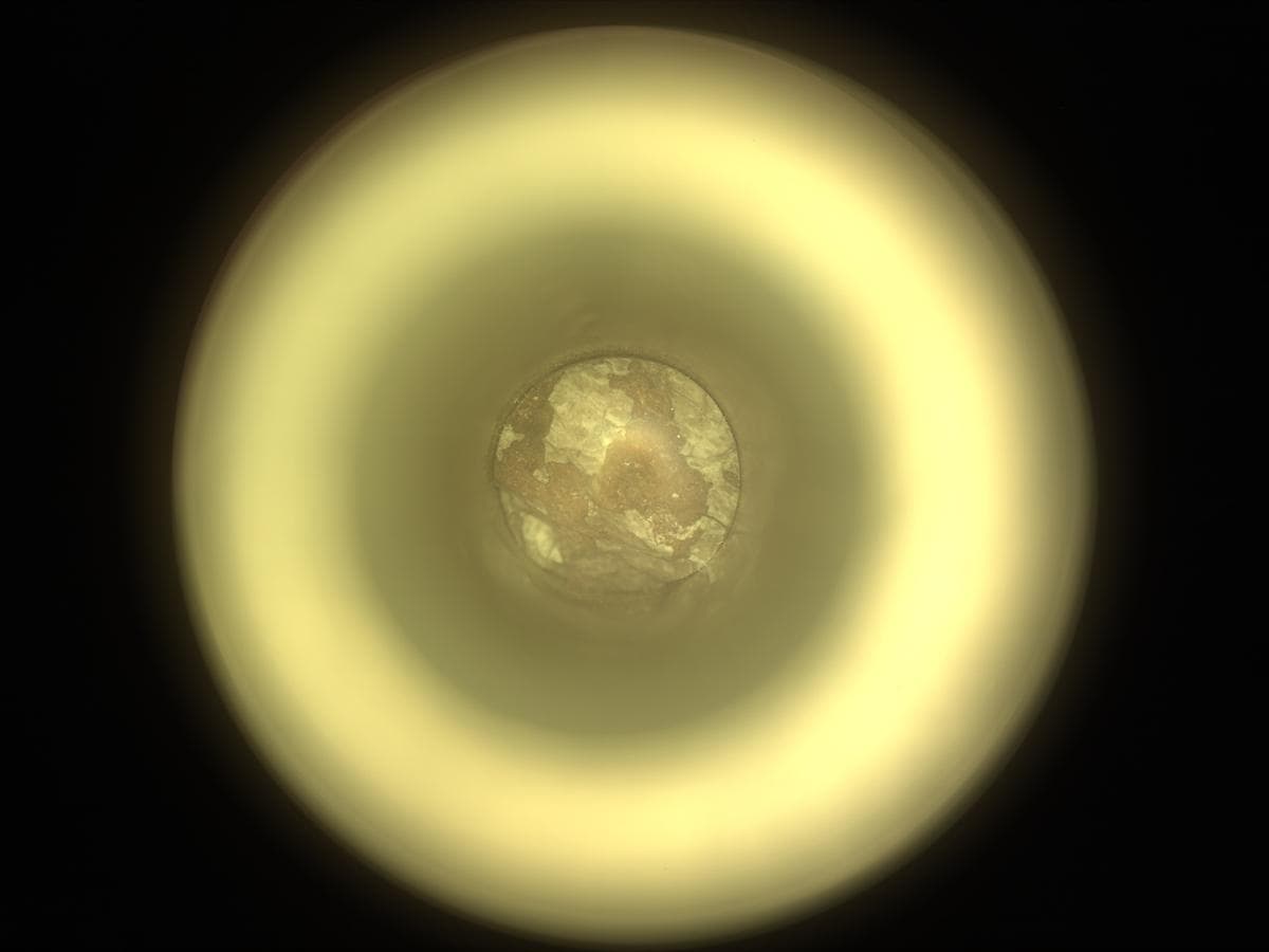 Mars image captured by CACHECAM on Perseverance