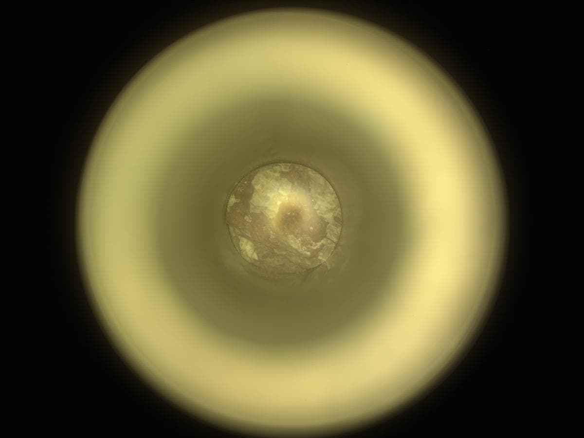 Mars image captured by CACHECAM on Perseverance