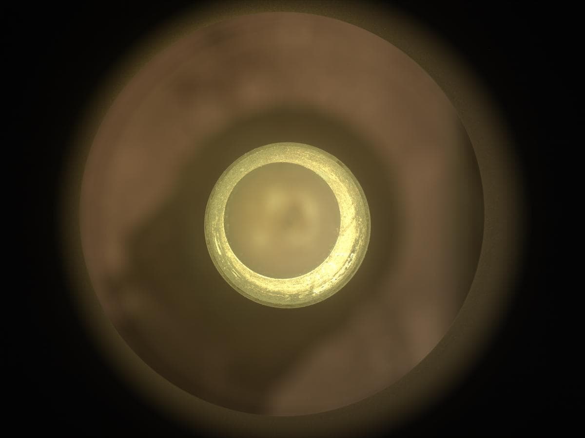 Mars image captured by CACHECAM on Perseverance