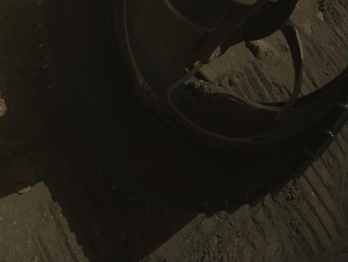 Mars image captured by FRONT_HAZCAM_RIGHT_A on Perseverance