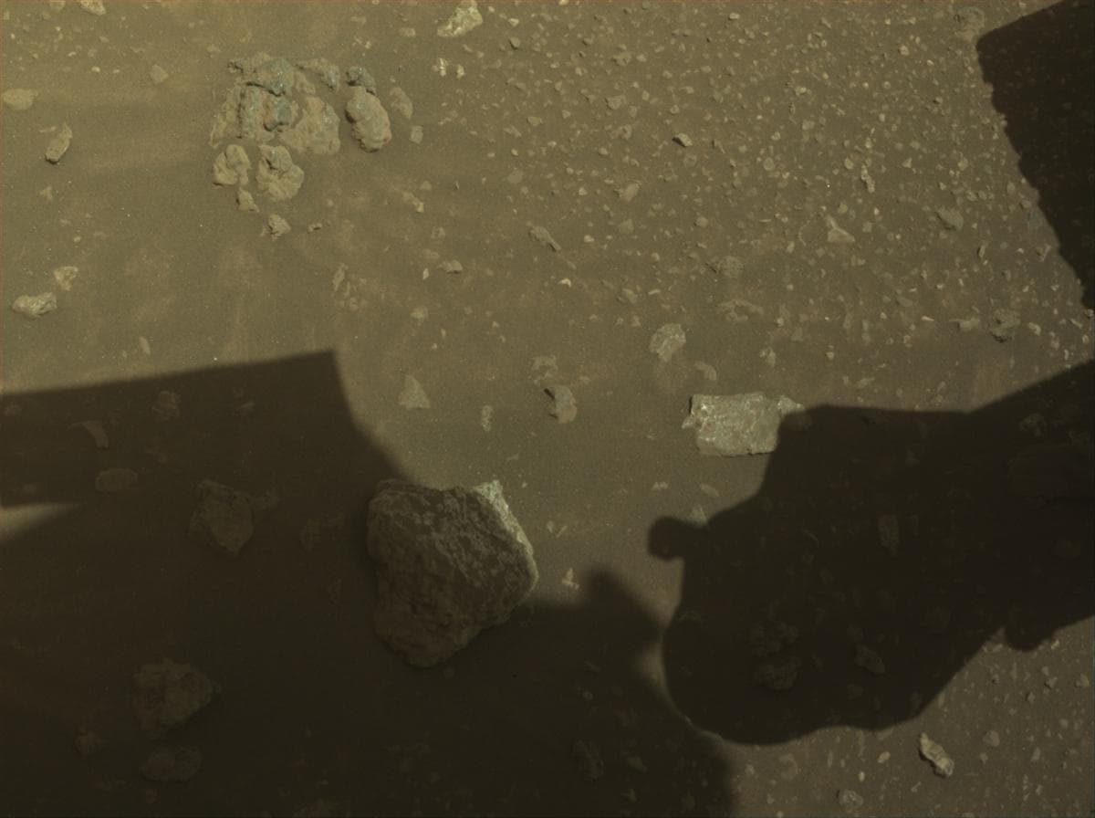 Mars image captured by FRONT_HAZCAM_RIGHT_A on Perseverance