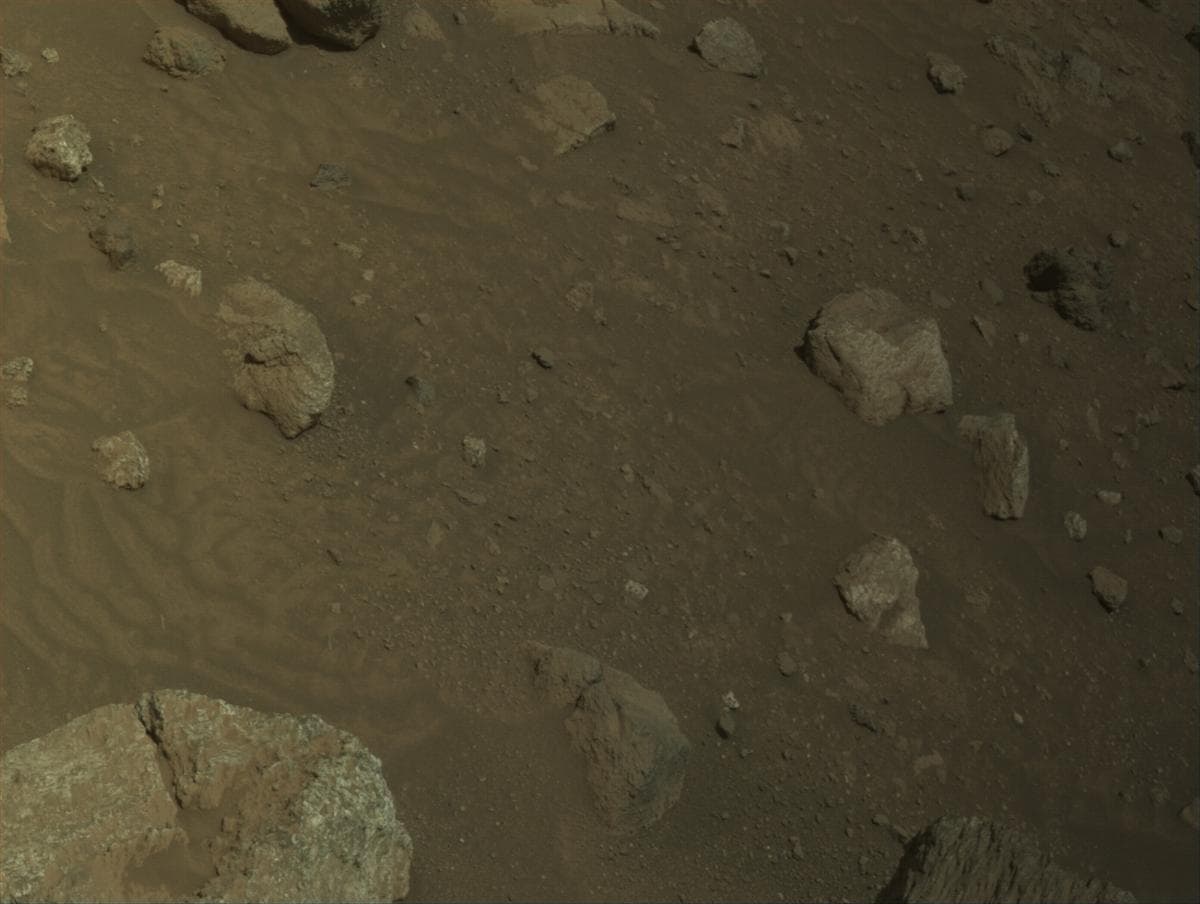 Mars image captured by NAVCAM_LEFT on Perseverance