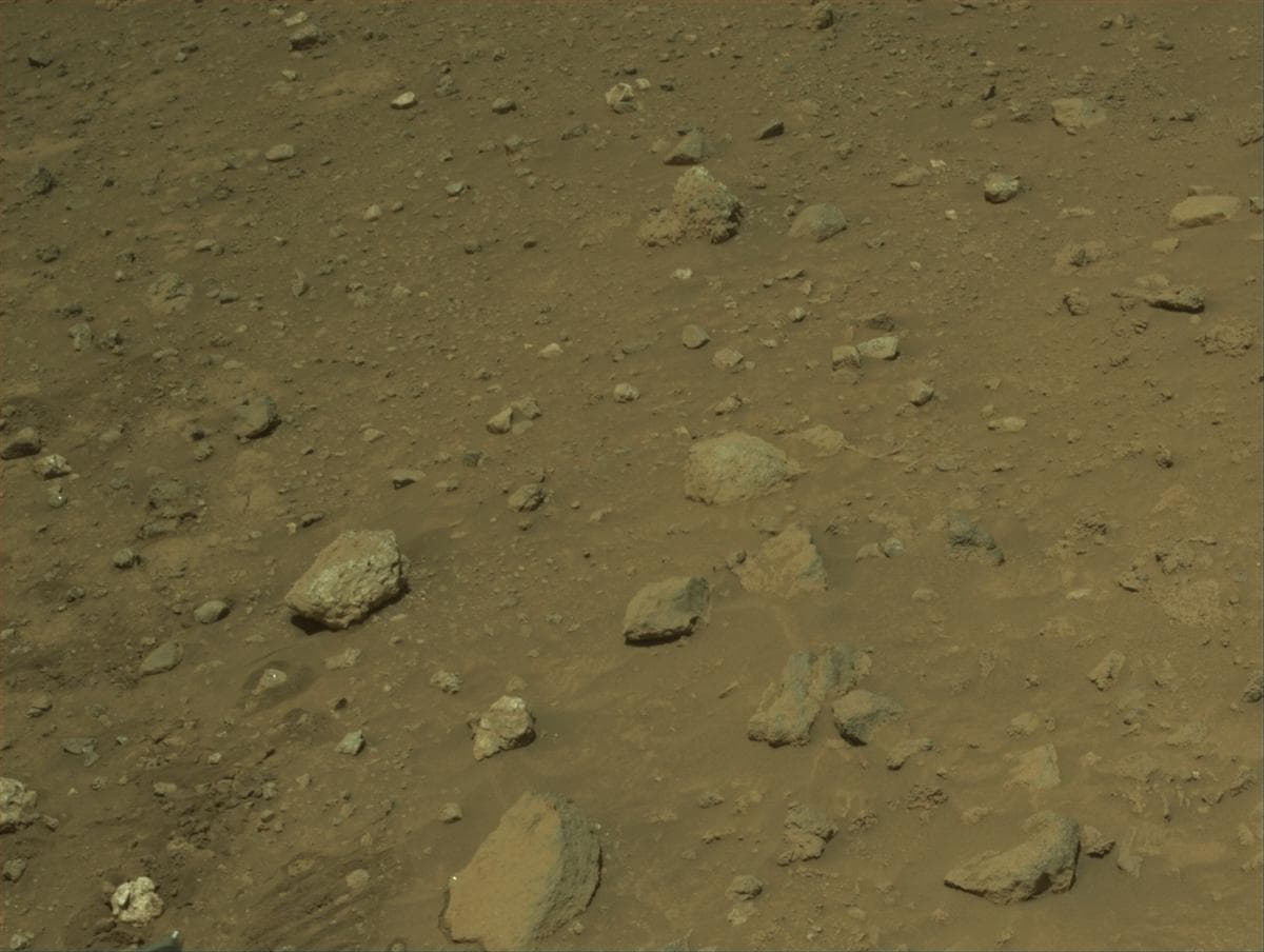 Mars image captured by NAVCAM_LEFT on Perseverance