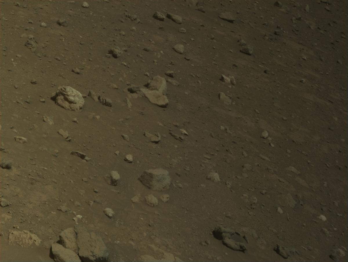 Mars image captured by NAVCAM_LEFT on Perseverance