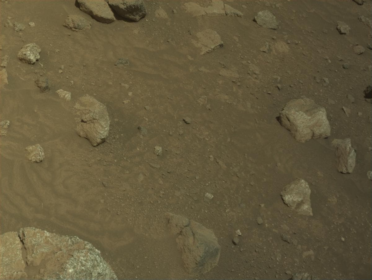 Mars image captured by NAVCAM_RIGHT on Perseverance