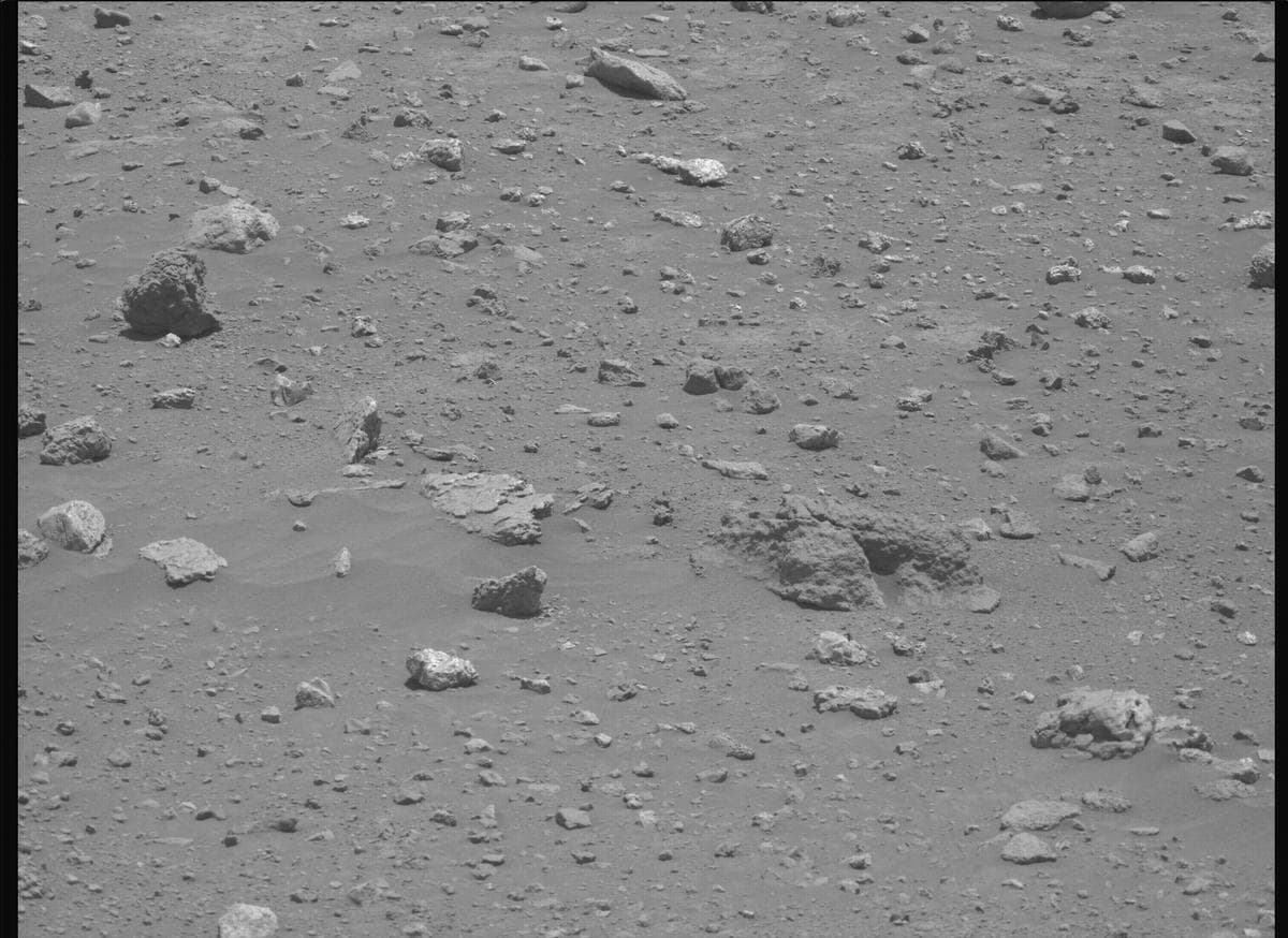 Mars image captured by MCZ_LEFT on Perseverance