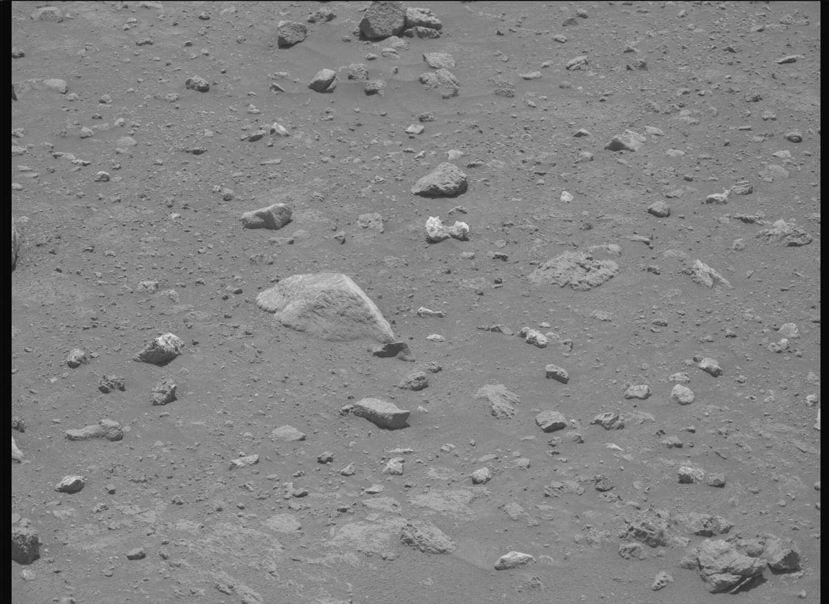 Mars image captured by MCZ_LEFT on Perseverance