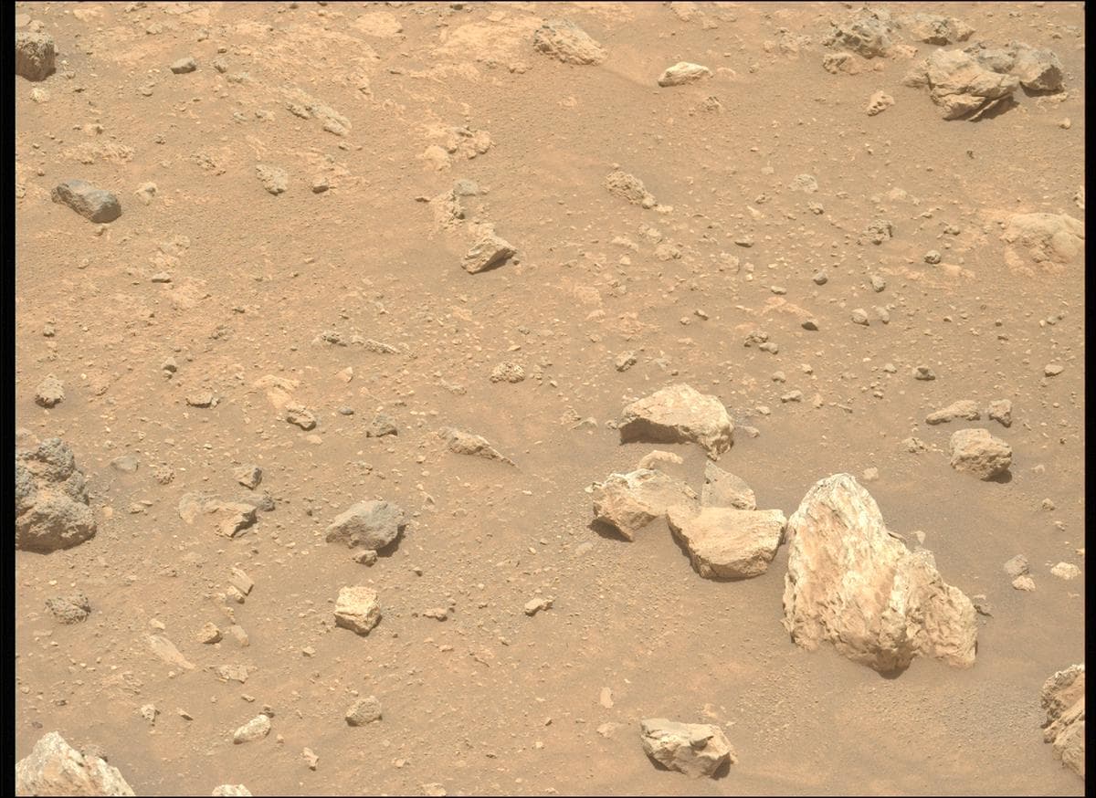Mars image captured by MCZ_LEFT on Perseverance