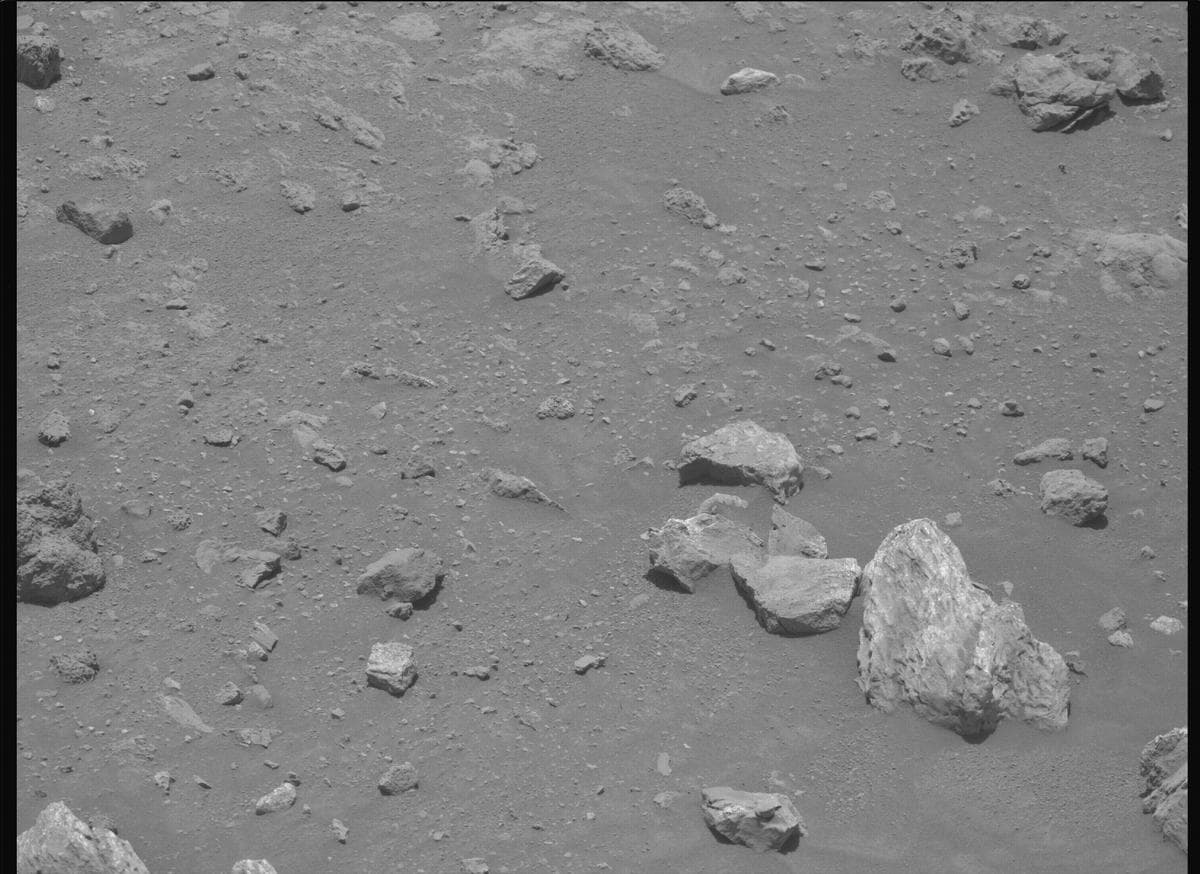 Mars image captured by MCZ_LEFT on Perseverance