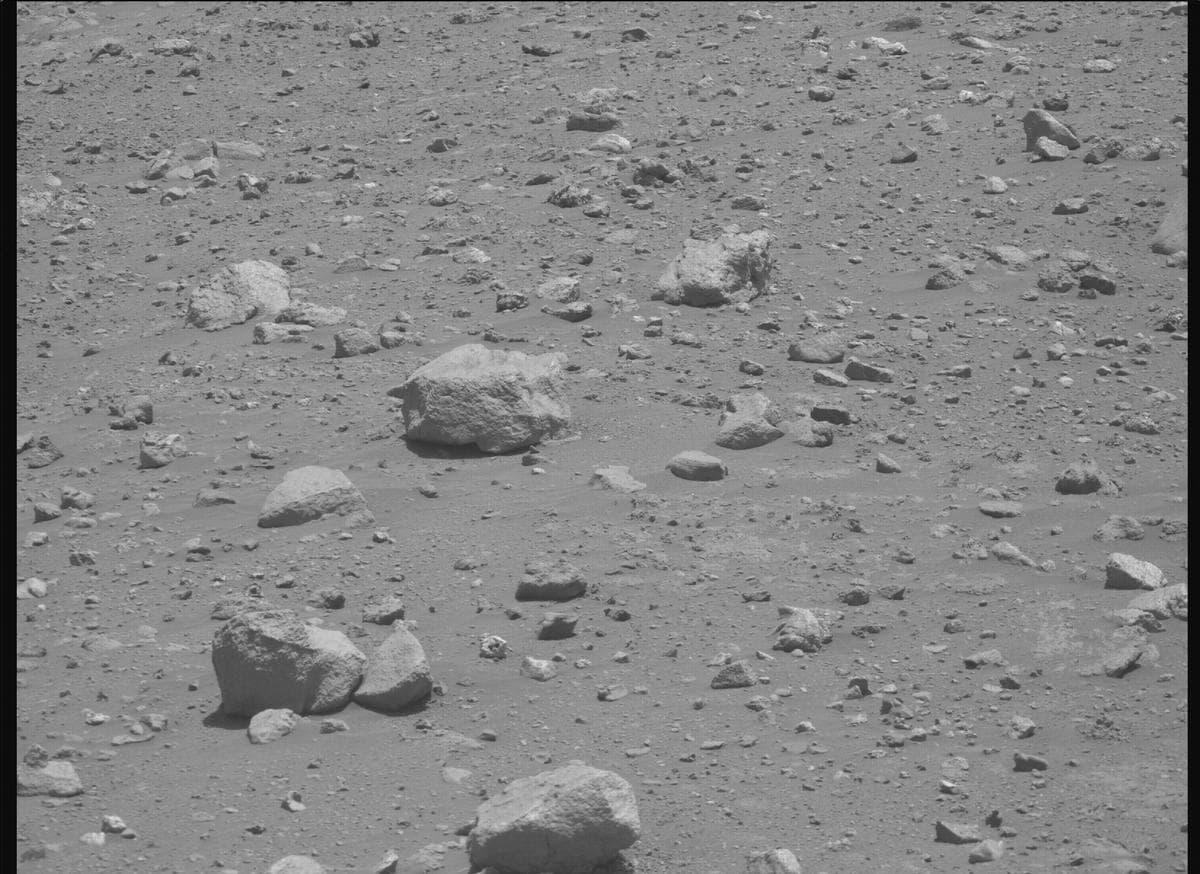 Mars image captured by MCZ_RIGHT on Perseverance