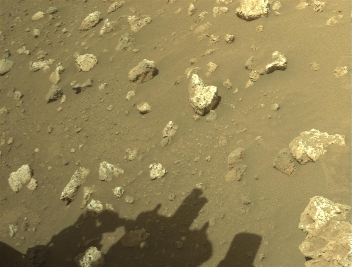 Mars image captured by FRONT_HAZCAM_RIGHT_A on Perseverance