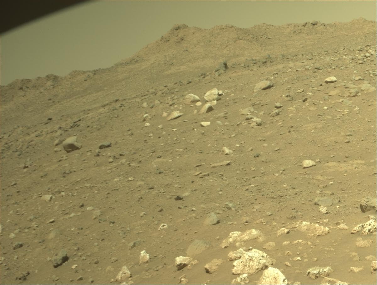 Mars image captured by FRONT_HAZCAM_RIGHT_A on Perseverance