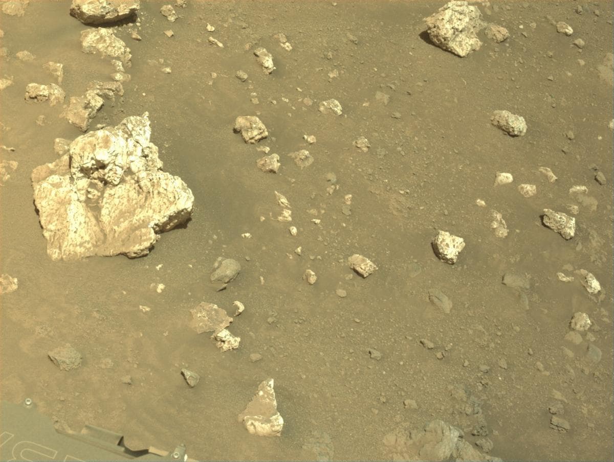 Mars image captured by NAVCAM_LEFT on Perseverance