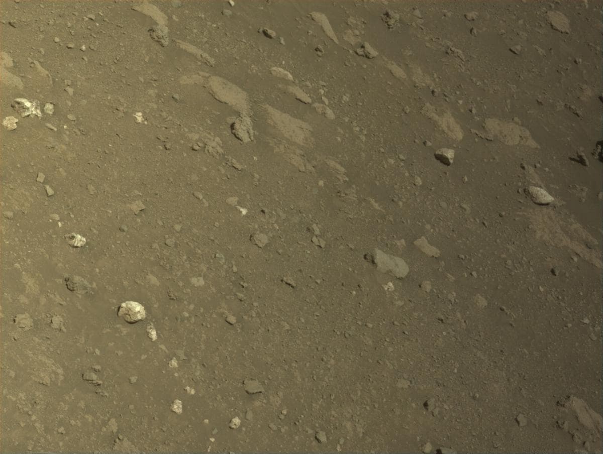 Mars image captured by NAVCAM_LEFT on Perseverance