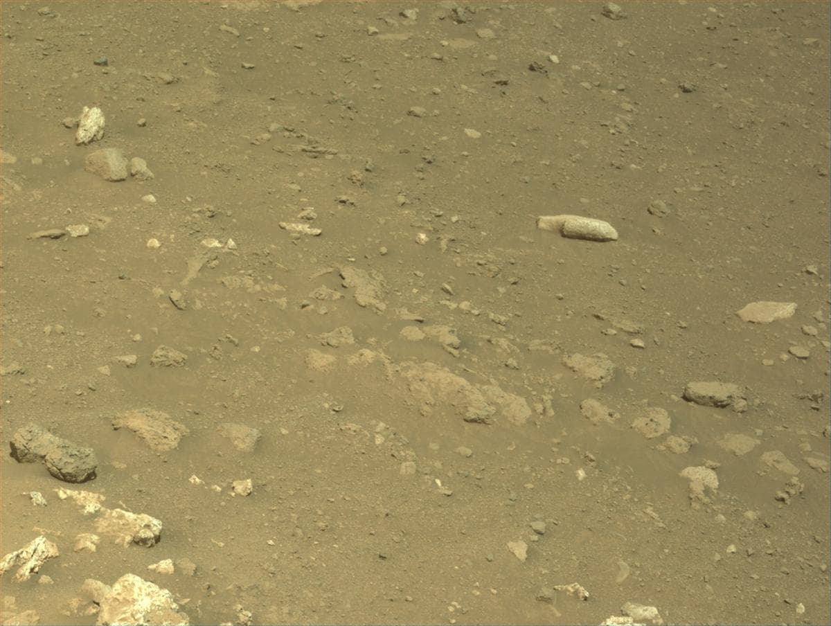 Mars image captured by NAVCAM_LEFT on Perseverance