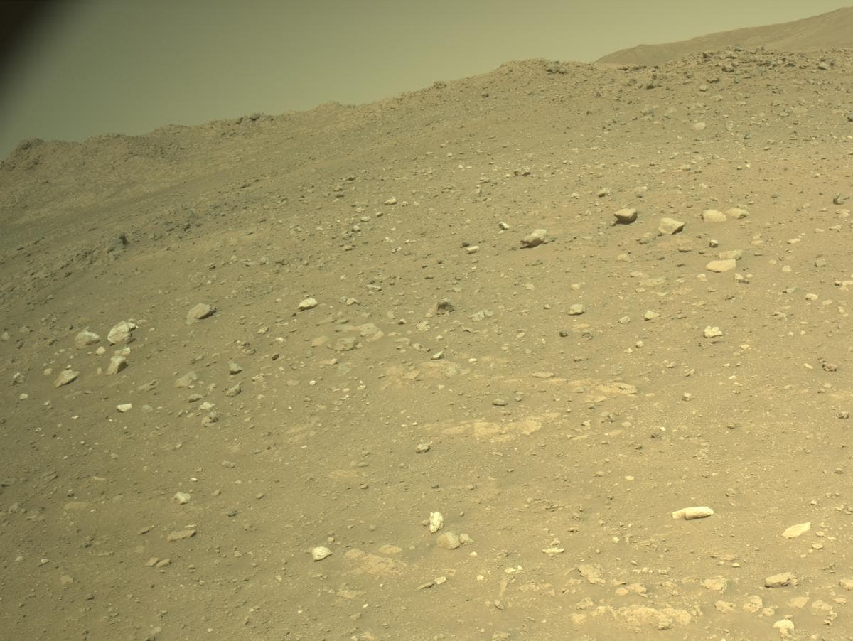 Mars image captured by NAVCAM_LEFT on Perseverance