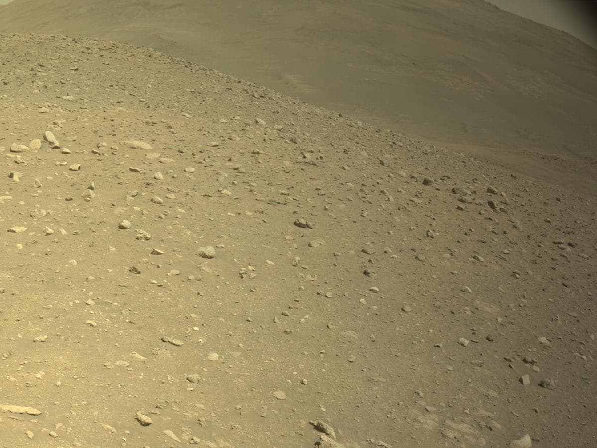 Mars image captured by NAVCAM_LEFT on Perseverance