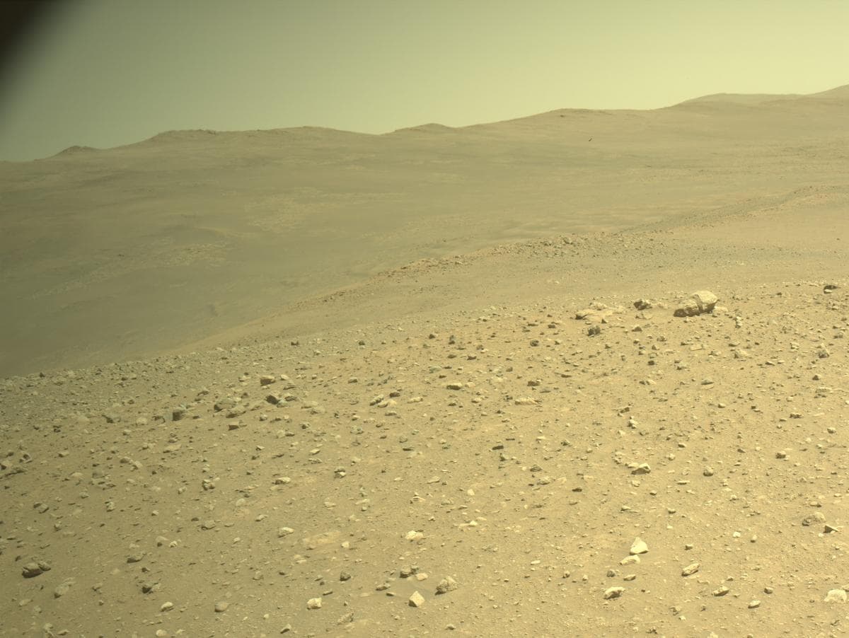 Mars image captured by NAVCAM_LEFT on Perseverance