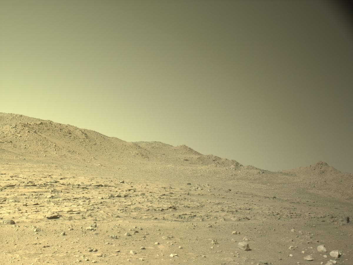 Mars image captured by NAVCAM_LEFT on Perseverance