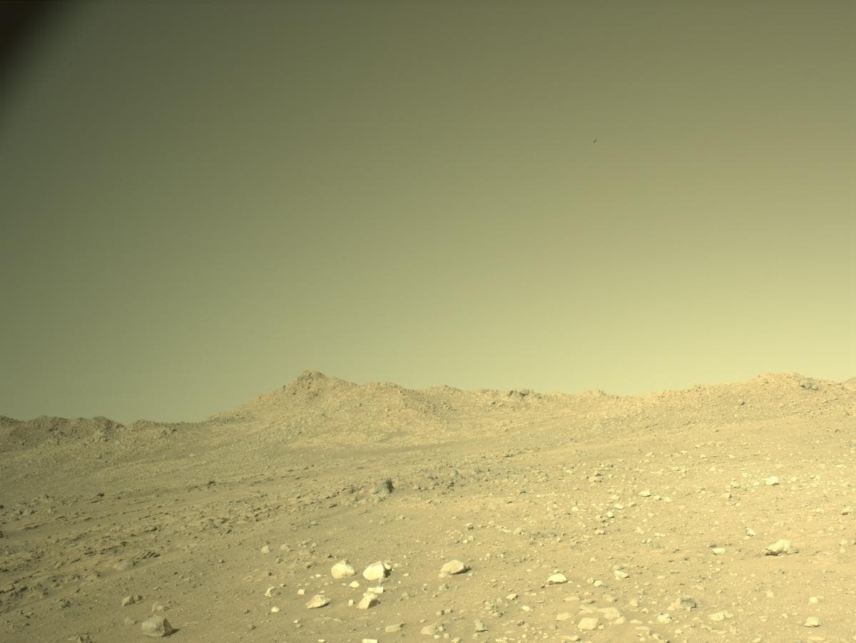 Mars image captured by NAVCAM_LEFT on Perseverance