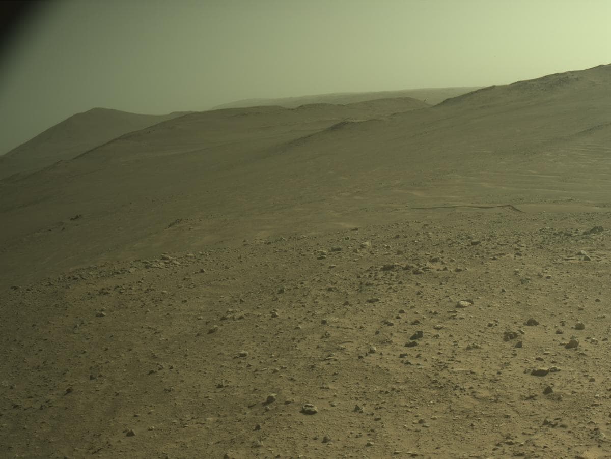 Mars image captured by NAVCAM_LEFT on Perseverance