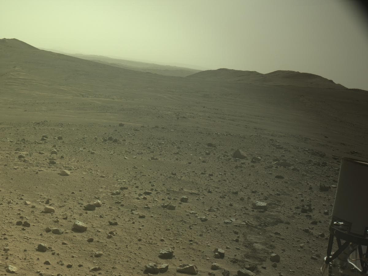 Mars image captured by NAVCAM_LEFT on Perseverance