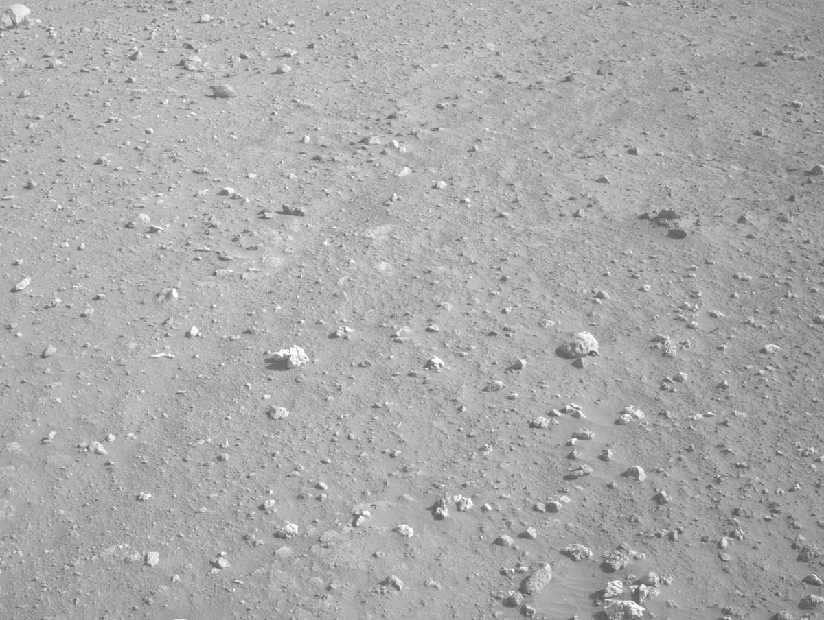 Mars image captured by NAVCAM_LEFT on Perseverance